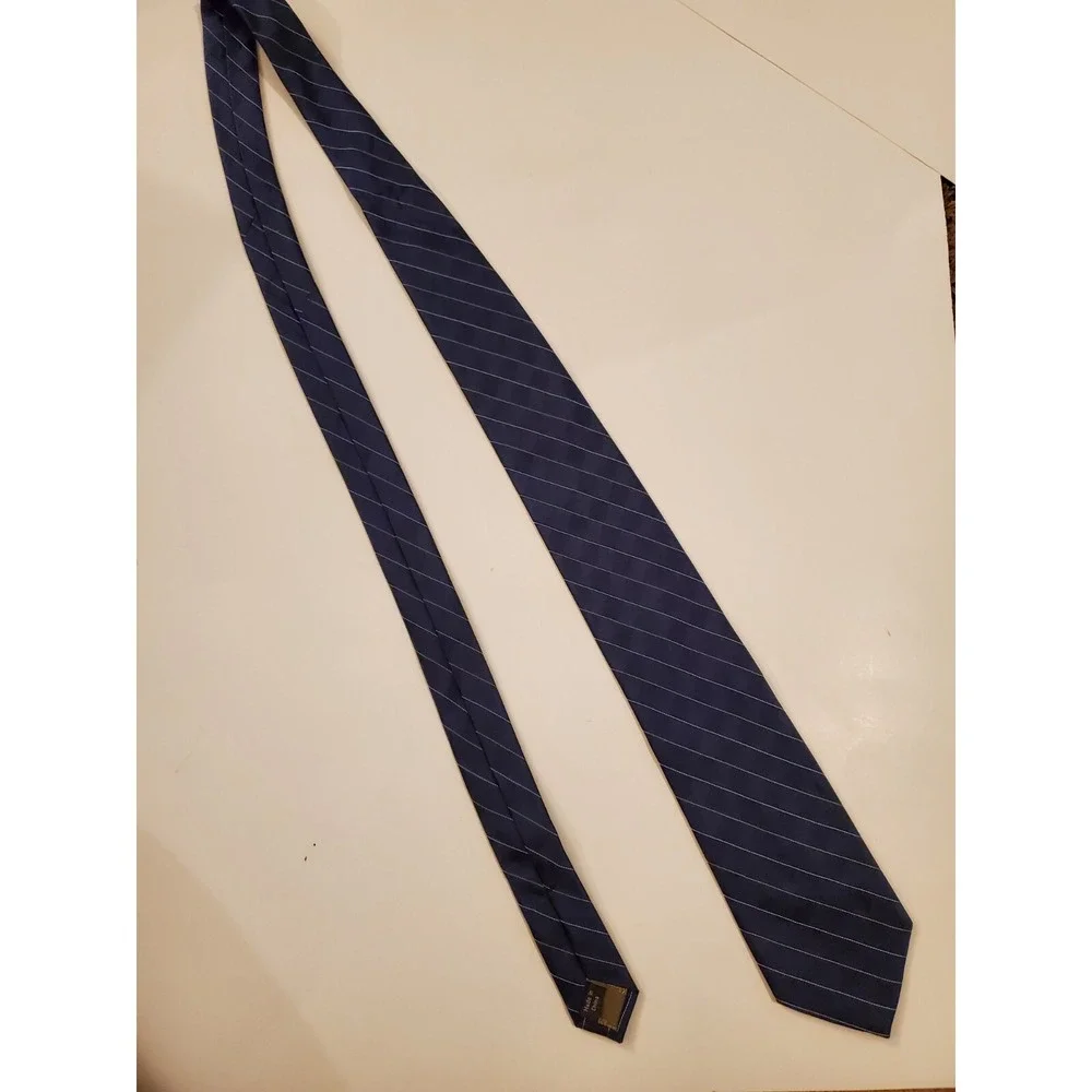 Blue Striped Calvin Klen Tie‎ Bundle Of 2